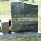 Single Good Quality Competitive Price Half Serp Top Granite Upright Headstone