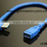 USB 3.0 Cable 90 Degree AM to AF With Cover Cable thumbnail-2