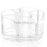 C20 Fashion 1 Pcs 7 Holes Makeup Lipstick Acrylic Cosmetic Display Rack Holder Stand Organizer Case Clear Acrylic Storage thumbnail-1