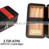 Tobacco/ Cigarette / Cigar Leather Travel Humidor thumbnail-1