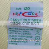 China Wholesale Cheap Polyester Woven Care Label thumbnail-1