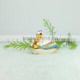 Novel Design Metal Wedding Ring Trinket Jewelry Box Made in Zinc Alloy