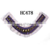 2014 new products handmade collar/bead trim for garment