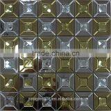 Diomand Mosaic Tiles, Steel Mosaic Tiles, Mirror Mosaic(PMTH3018)