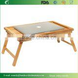 Luxurious Bamboo Bed Tray for Breakfast ,Bamboo Laptop Desk With Foldable Legs thumbnail-1