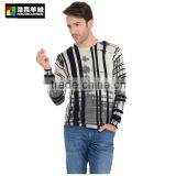 Pure Used Cashmere Sweater, Man Comfortable Dip Dye Pullover thumbnail-3