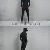 Jogging Tracksuits for Men Slim Fit Jet Black