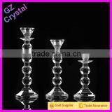 Elegant Wedding Centerpiece Candle Holder 3 Arms Crystal Candelabra thumbnail-2