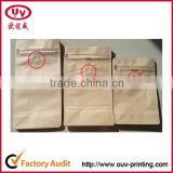 recycle kraft paper coffee packaging bag with valve