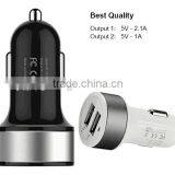 High Quality Universal Smart Fuse Circuit-Breaker Protection Dual USB Port 5V 3.1A Car Charger For Mobile Phones Tablet PC thumbnail-4