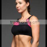 Kiteng 2016 New Design Yoga Sports Bra With Contrast Color Mesh Panel Wicking Fabric and Padding Office In United States thumbnail-3