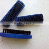 Good Quality Wholesale Blue Color Maple Wood Made Shoes Brush