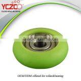 625 Green Polyamide Plastic no Groove Pulley thumbnail-5