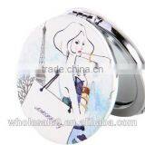 65mm Pu Leather Protable Folding Mirror thumbnail-2