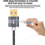 Voxlink 5V 1a/2a Denim Gold Plated 0.25m/1m/2m/3m USB Type c Charger Cable for Macbook thumbnail-2