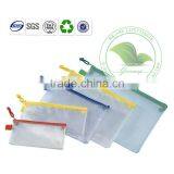 Pvc Plastic Clear Waterproof Zipper Bag for Document Profile thumbnail-2