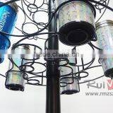 Revolving Black Iron Cup Hanging Rack thumbnail-6