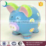 YScb-1 Wholesale Hand Paint Ceramic Piggy Bank for Kids thumbnail-3
