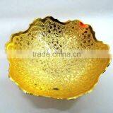 Promotional Gift, Corporate Gift Item Gold Plated Brass Bowl thumbnail-1