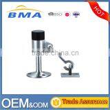 Floor Mounted Zinc Alloy Door Stopper With Hook and Holder thumbnail-1