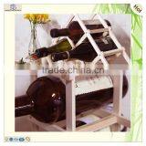 Handmade Antique Color Wood Bottle Wine Stand thumbnail-5