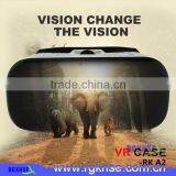High Quality 3d vr Bluetooth Headset Glasses VR CASE A2 All In One for Movie and Game thumbnail-4