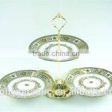 3-tiers Cake Stand Ceramic Porcelain Mid-east Style Cake Plates Wholesale thumbnail-2