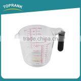 Toprank Free Sample Provide New Design Water Measuring Cup Plastic 1000ml Measure Cup With TPR Handle thumbnail-1