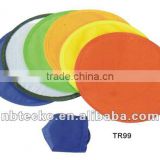 Cheap Nylon foldable frisbee with pouch for promotional