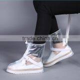 Hot Waterproof Shoes Cover Reusable Zippered Rainproof Shoes thumbnail-1
