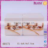 Personalized Ceramic Rectangle Salt and Pepper Shaker thumbnail-2