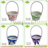 Wholesale high quality handmade cheap bulk chic vintage empty woven wicker gift basket