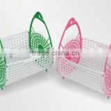 small flexible plastic handy storage basket