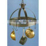 Wrought Iron Kitchen Hanging Pot Rack thumbnail-1