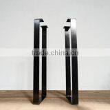 40 Inch Iron Black Matt Coated Flat Steel Bar Table Leg thumbnail-2