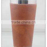 Stainless Steel Boston Glass With Leather thumbnail-1
