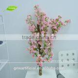 GNW BLS046 Decorative Plastic Artificial Pink Cherry Blossom Tree Branches for Office Table Centerpieces Decoration