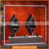 LED Shoes Store Display Rack Metal Window Display Props