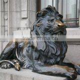 Large Animal Metal Statue Life Size Bronze Lion Sculpture for Sale thumbnail-1