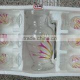 JK029 7pcs Glass Drinking Set With Spray Deco thumbnail-1