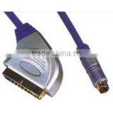 21 PIN Plug Scart(120)to S-VHS Plug Cable VK30442 thumbnail-1