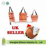 Eco Recycle Bag Shopping Trolley Wheel Bag With Zipper thumbnail-3