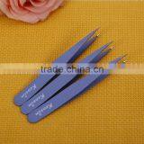 Colorful Paint Spraying Stainless Steel Medical Eyebrow Tweezer in Beauty Salon thumbnail-2