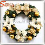 China Factory Cheap Indoor Artificial Flowers for Wreaths Wreath Frame Artificial Boxwood Flower Wreath for Sale Home Decoration thumbnail-4