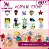 Different shape for wholesaler nail factory Decorative Nail rhinestone natural stone