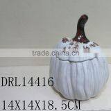 Ceramic Pumpkin With Cover Can Open Festival Holloween Decorations thumbnail-3