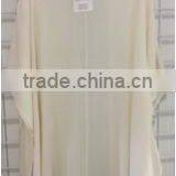 100%RAYON TOP WITH KNOT CUT FRINGE & CLUNY LACE thumbnail-2