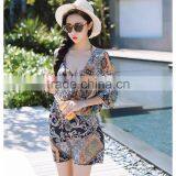 Three Pieces Bikini Sets Bohemia School Girls Beach Wear thumbnail-6