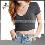 Hot t Shirts for Ladies With v Neck New Design t Shirts thumbnail-1