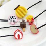 Hot Sale Korea Style Super Cute Girl's Headwear Mini Bobby Pin Fruit Watermelon Lemon Shaped Hair Clip